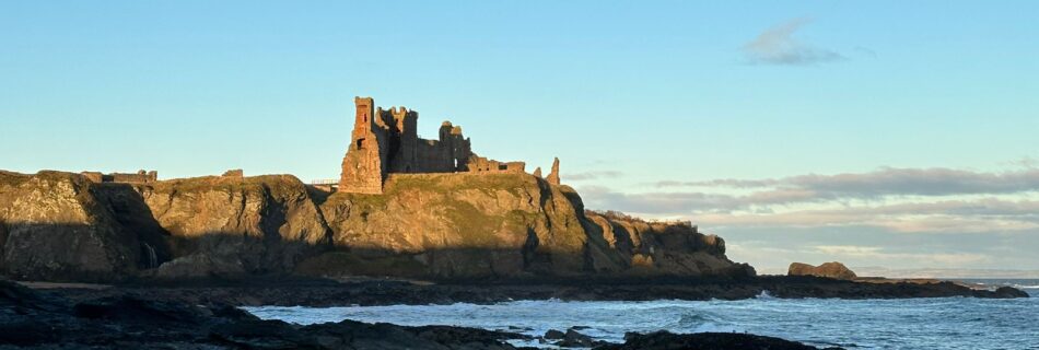 Seacliff beach and Tantallon castle